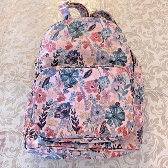 Under One Sky Backpack Satchel Tote Flowers Garden Floral Small so darn cute! - Picture 1 of 8